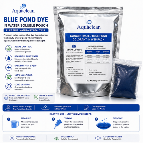 Aquaclean Blue WSP Pond Color / Algae & Weed Inhibitor