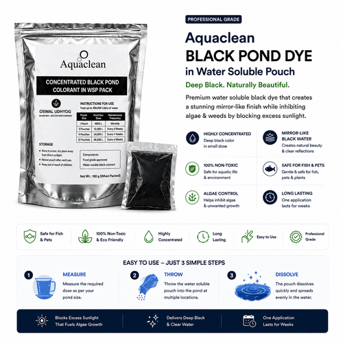 Aquaclean Black WSP Pond Pond Dye for Lakes & Large Ponds
