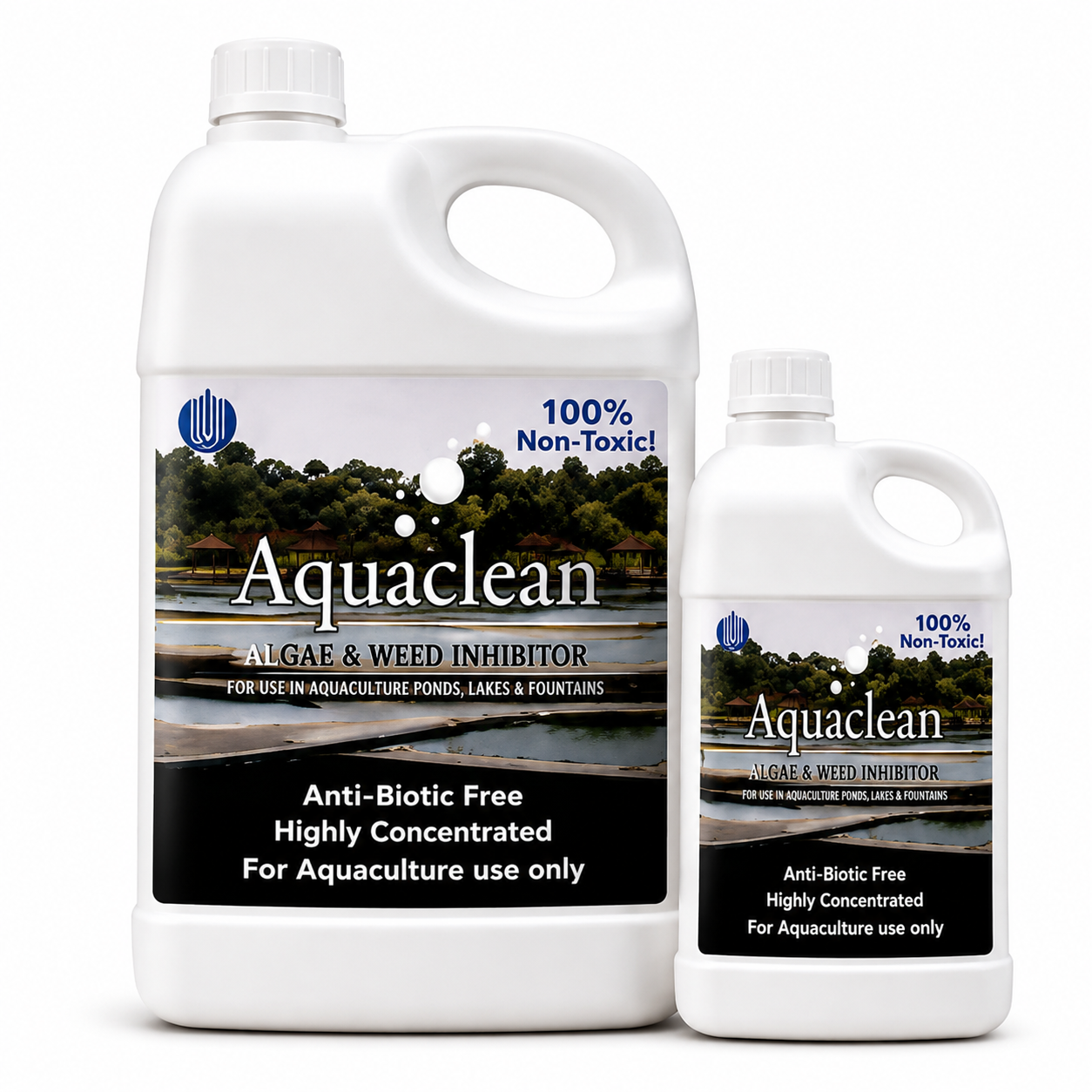 Black Pond Dye Liquid Aquaclean Algae & Weed Inhibitor