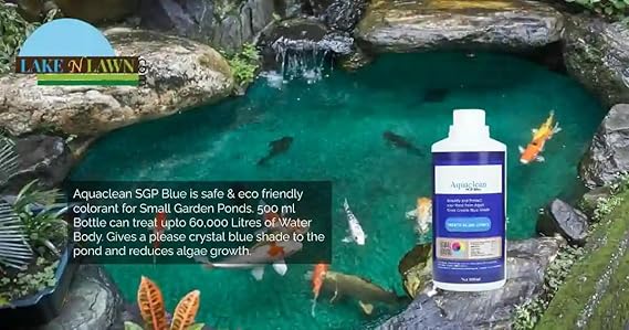 Aquaclean SGP Blue Pond Dye – 500ML | Treats 60,000L | Algae Control & Clarity