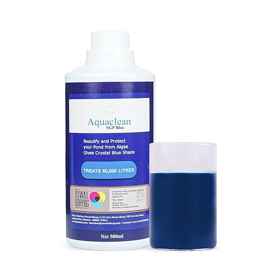 Aquaclean SGP Blue Pond Dye – 500ML | Treats 60,000L | Algae Control & Clarity