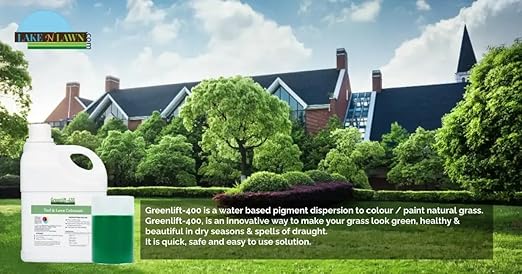 Greenlift Premiere 400 Grass Paint – 1L | Covers 10,000 Sq Ft | Eco-Friendly Lawn Colourant