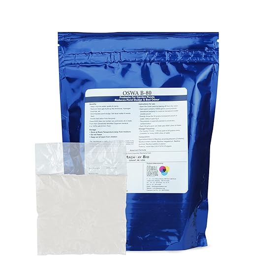 Oswa B-80 - Beneficial Pond Bacteria, Reduce Pond Sludge & Bad Odour