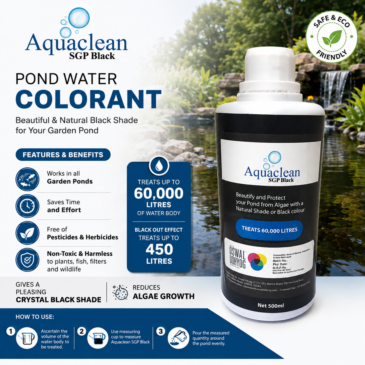 Pond Dye for Small Garden Pond