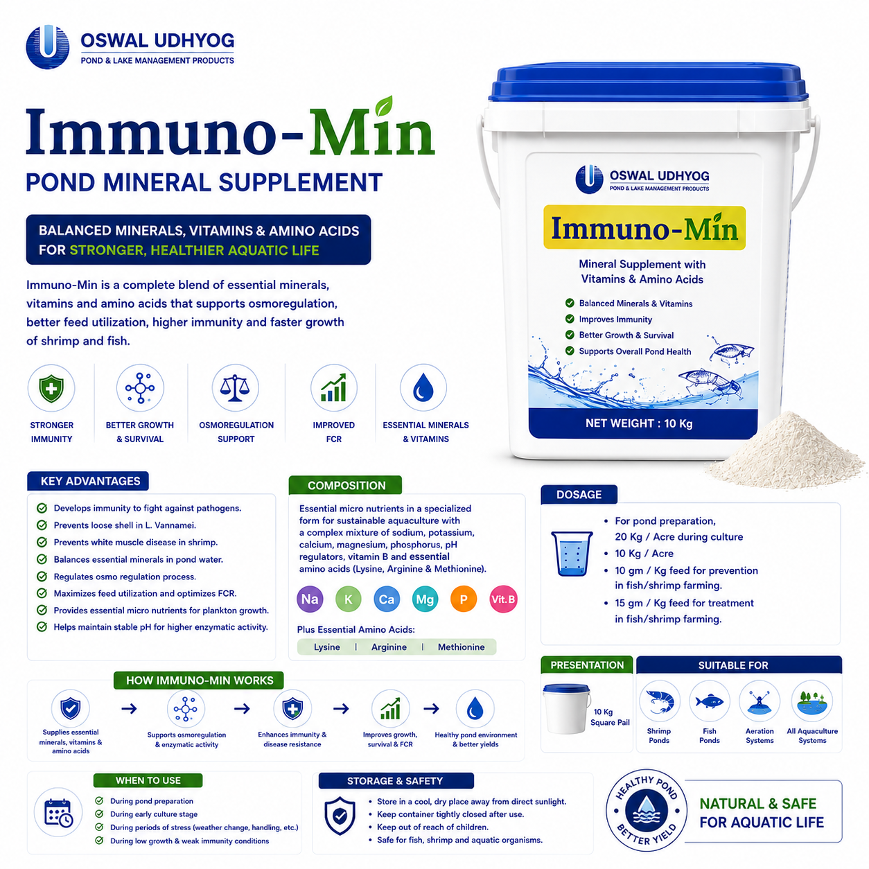 Immuno-Min – Pond Mineral Supplement