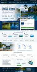 Blue Pond Dye Liquid Aquaclean Algae & Weed Inhibitor