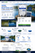Aquaclean Blue WSP Pond Color / Algae & Weed Inhibitor