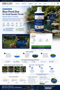 Aquaclean SGP Blue Pond Dye for Small Garden Pond