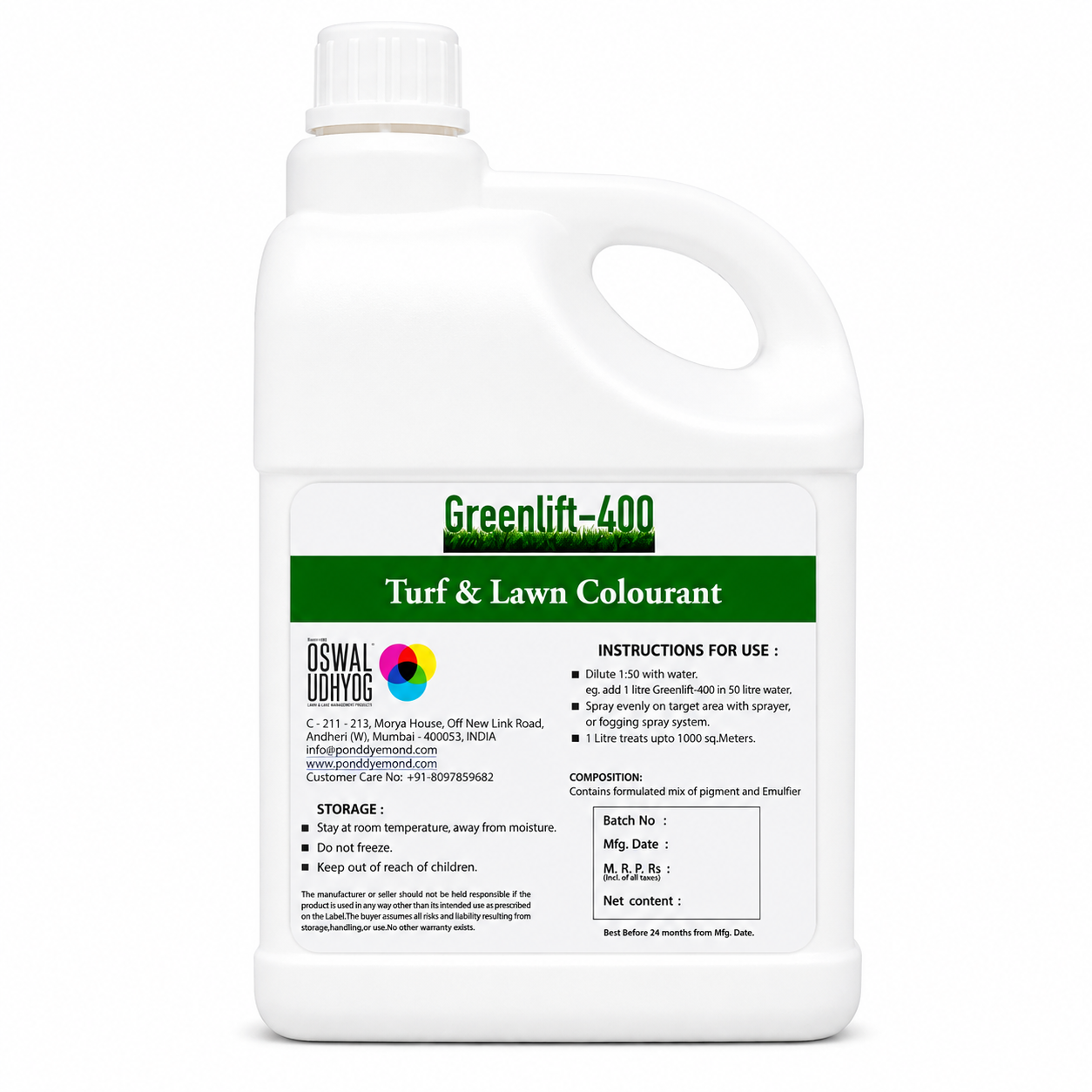 Greenlift 400  Lawn & Turf Colorant