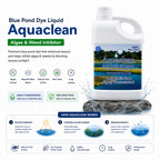 Blue Pond Dye Liquid Aquaclean Algae & Weed Inhibitor